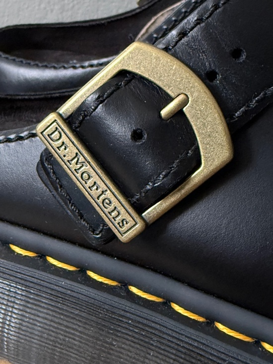 DR. Martens Laketen Atlas Slingback Platform Mules $150 Black Worn Once 31525001 - Picture 11 of 15